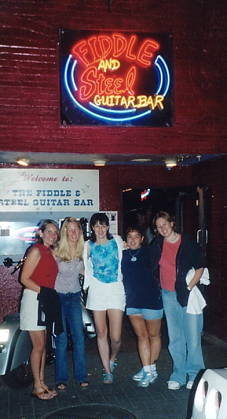 Us at the Fiddle and Steel